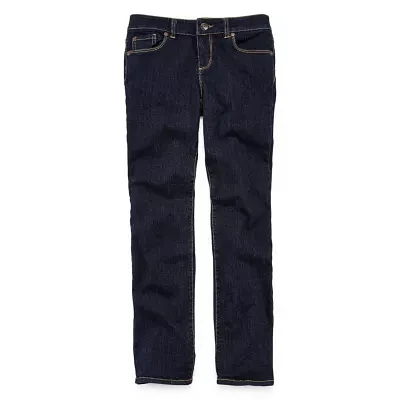 Arizona Straight Fit Jeans - Girls 7-16, Slim and Plus