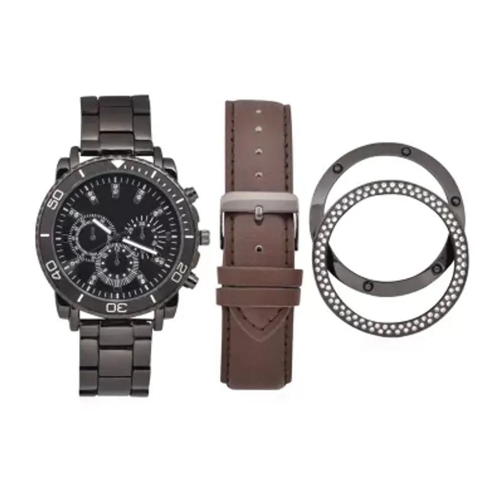 Mixit Mens 4-pc. Watch Boxed Set Mac7048