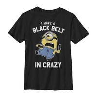 Little & Big Boys Crew Neck Short Sleeve Minions Graphic T-Shirt