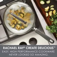 Rachael Ray Create Delicious 9.5" Non-Stick Deep Skillet with Lid