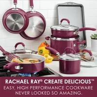 Rachael Ray Create Delicious 13-pc. Aluminum Non-Stick Cookware Set