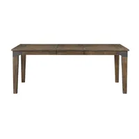 Rustic River Rectangular Wood-Top Dining Table