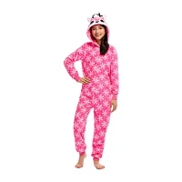 Jelli Fish Kids Little & Big Girls Fleece Long Sleeve One Piece Pajama