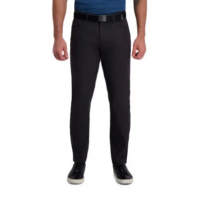 Haggar® Mens The Active Series City Flex 5 Pocket Slim Fit Flat Front Pant