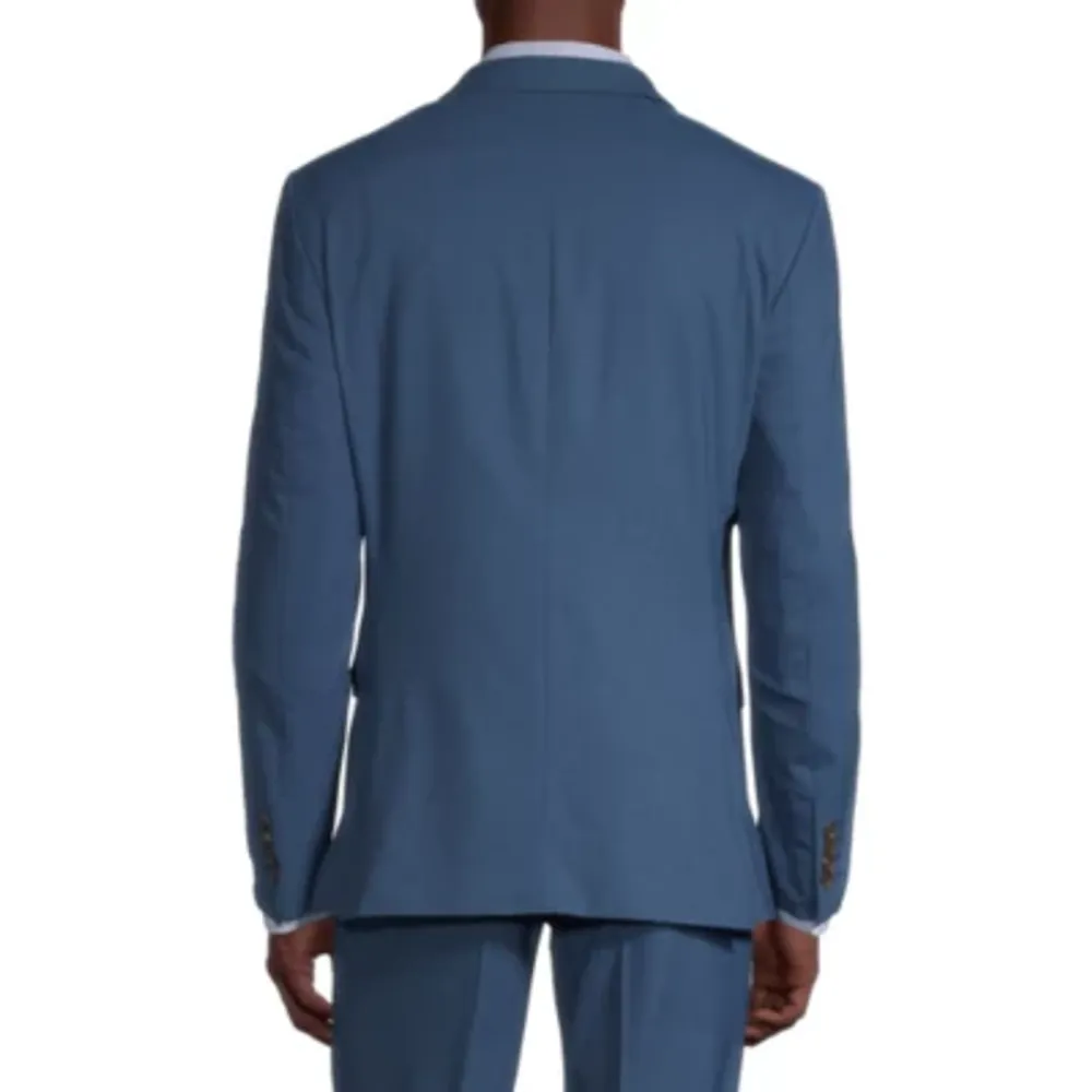 J. Ferrar Ultra Comfort Mens Stretch Fabric Slim Fit Suit Jacket