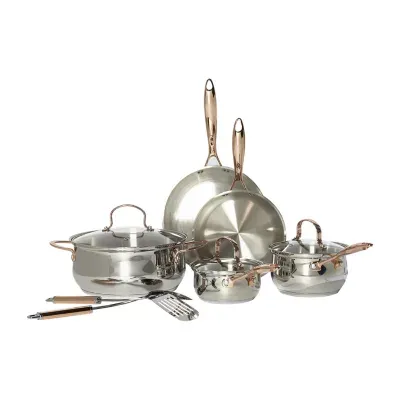 Denmark 10-pc. Stainless Steel Cookware Set