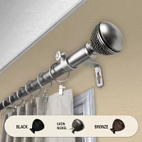 Rod Desyne Braided 1 Adjustable Curtain