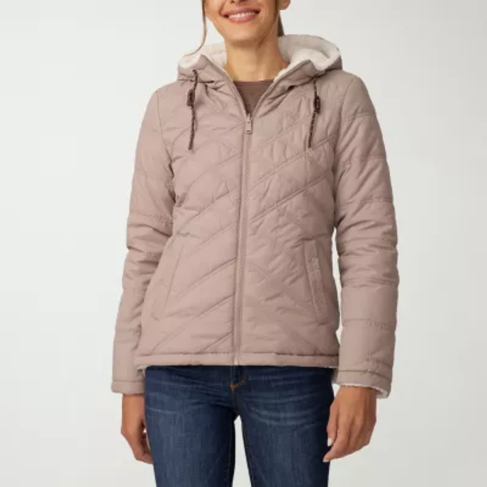 Free Country Water Resistant Midweight Womens Quilted Jacket