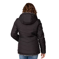 Free Country Little & Big Girls Hooded Water Resistant Reversible Midweight Puffer Jacket