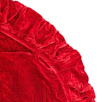 Vickerman 72" Plush Red Velvet Indoor Tree Skirt