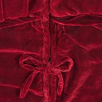 Vickerman 72" Plush Wine Velvet Indoor Tree Skirts