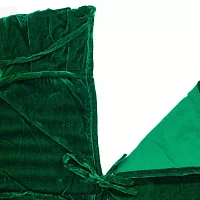 Vickerman 72" Plush Emerald Green Velvet Indoor Tree Skirts