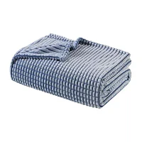 Madison Park Carved Plush Lightweight Blanket