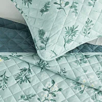 Linery Winter Botanical Reversible Quilt Set