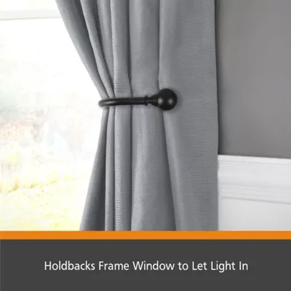 Kenney Fast Fit Dryden 2-pc. Curtain Holdback
