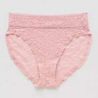 Ambrielle Everyday Lace High Cut Panty