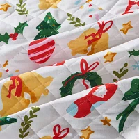 Linery Cheerful Holiday Quilt Set