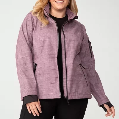 Free Country Womens Plus Midweight Softshell Jacket