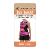 ZeroXposur Abstract Tankini Swimsuit Top