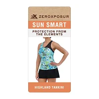 ZeroXposur Floral Tankini Swimsuit Top