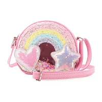 OMG Accessories Rainbow Sequin Girls Crossbody Bag