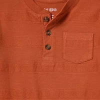 Okie Dokie Toddler & Little Boys Henley Neck Short Sleeve T-Shirt