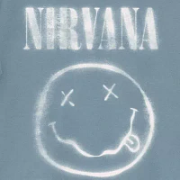 Mens Short Sleeve Nirvana Graphic T-Shirt