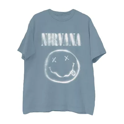 Mens Short Sleeve Nirvana Graphic T-Shirt