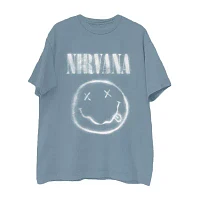 Mens Short Sleeve Nirvana Graphic T-Shirt