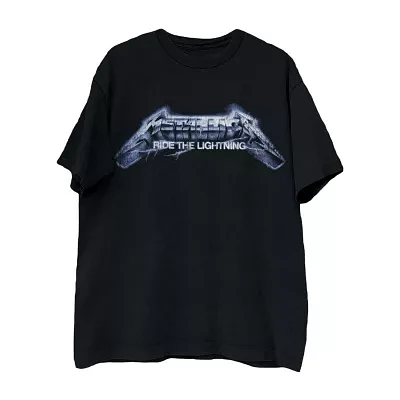 Mens Short Sleeve Metallica Graphic T-Shirt