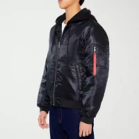 Forever 21 Mens Hooded Bomber Jacket