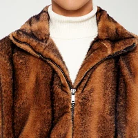 Forever 21 Mens Faux Fur Coat