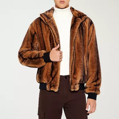 Forever 21 Mens Faux Fur Coat