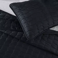 Linery Box-Stitched Dual-Side Velvet Quilt Set