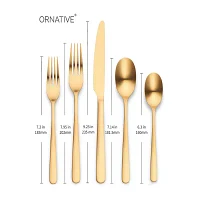 Ornative™ Aabbye 20-pc. Flateware Set