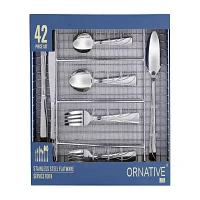 Ornative™ Jara 42-pc. Flatware Set + Caddy