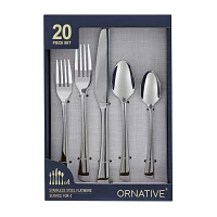 Ornative™ Abril 20-pc. Flateware Set