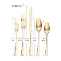 Ornative™ Abril 20-pc. Flateware Set