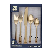 Ornative™ Abril 20-pc. Flateware Set