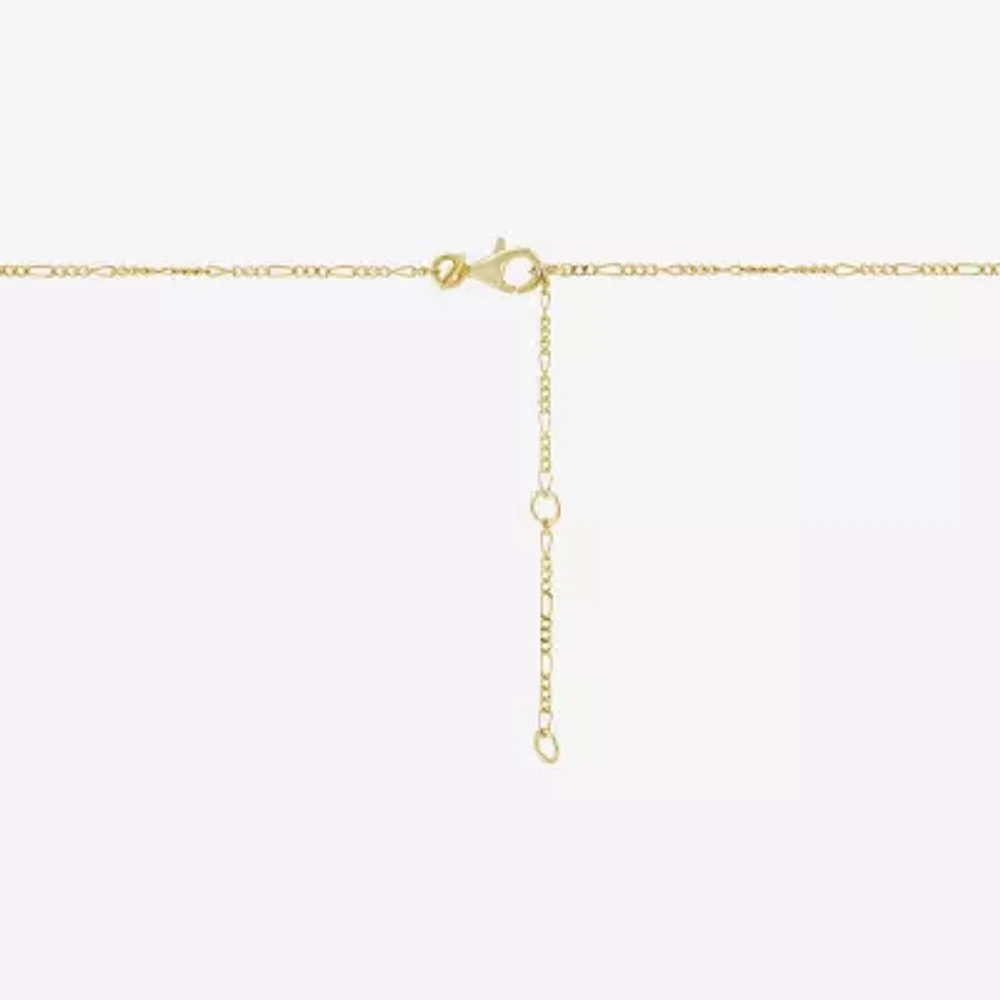 Womens White Cultured Freshwater Pearl 14K Gold Over Silver Heart Pendant Necklace