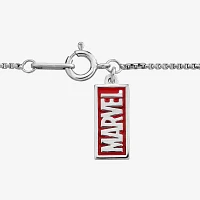 Marvel Fine Jewelry Womens 1/10 CT. T.W. Genuine Multi Color Stone 14K Gold Over Silver Sterling Silver Heart Pendant Necklaces