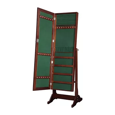 Linon Home Décor Ruby Cheval Mirror Jewelry Armoire