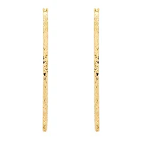 14K Gold 50mm Hoop Earrings