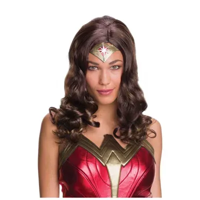 Womens Wonder Woman Wig Costume Accessory - Dc Comics