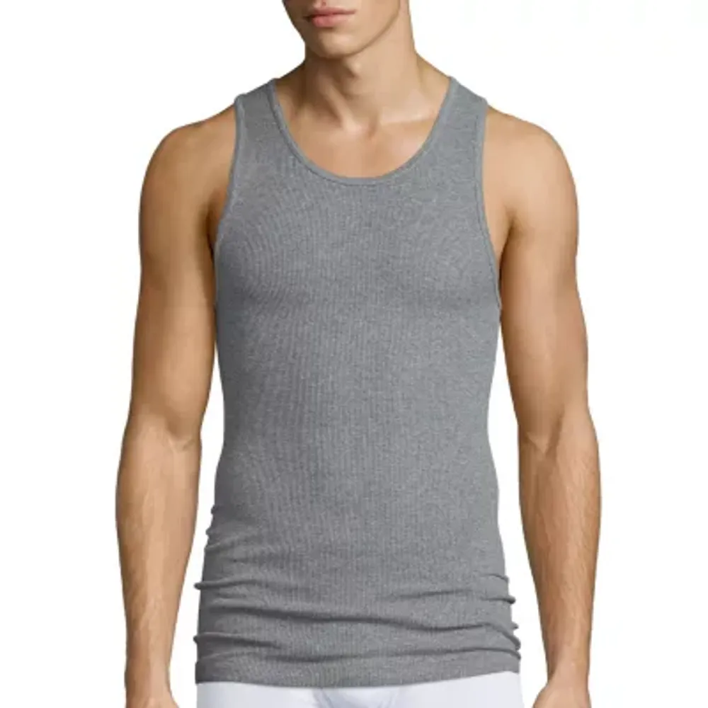 Stafford Ultra Soft Mens Big and Tall 4 Pack Tank