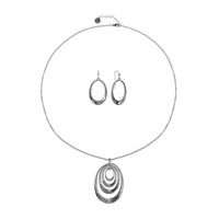 Liz Claiborne Pendant Necklace And Drop Earring 2-pc. Jewelry Set