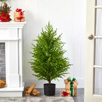 Nearly Natural 40in. Norfolk Island Pine Natural Look 3 Foot Pine Christmas Tree