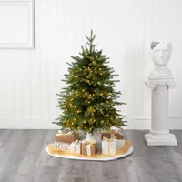 Nearly Natural Foot Natural Look Fir With Bendable Branches And Clear Led Lights Pre-Lit Christmas Tree