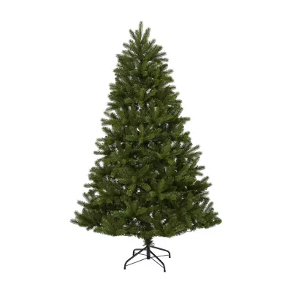 Nearly Natural 6 Foot Natural Look Spruce With 350 Led Lights Pre-Lit Christmas Tree