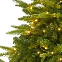 Nearly Natural 5 Foot Fir With 250 Clear Led Lights Pre-Lit Christmas Tree